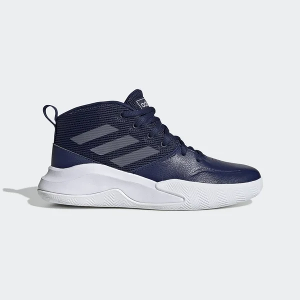 Adidas Boys& Own The Game Basketball Shoes, Wide - Blue