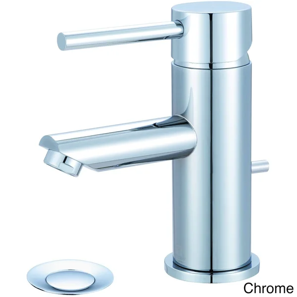 Pioneer Motegi Single Handle Deck Mounted Bathroom Faucet; Polished Chrome