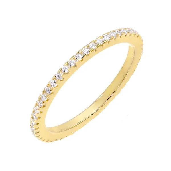 CZ Thin Eternity Band, Adina&s Jewels Gold, 7