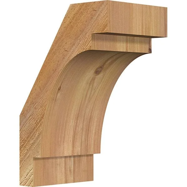 6x22W x 8x22D x 12x22H Merced Rough Sawn Brace, Western Red Cedar