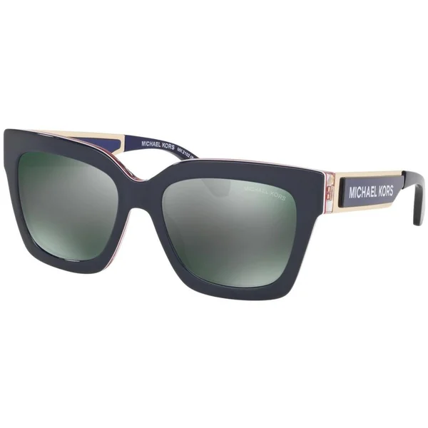 Michael Kors Berkshires MK2102 35553R 54 Navy Sport Laminate Blue Sunglasses