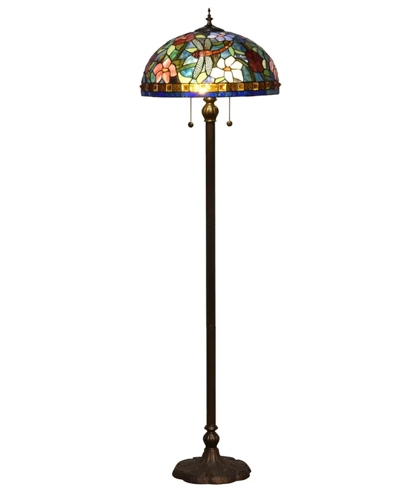 Dale Tiffany TF16085 Josef Tiffany Floor Lamp - Antique Bronze
