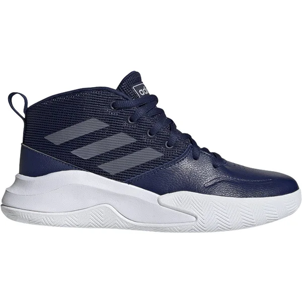 Adidas Boys& Own The Game Basketball Shoes, Wide - Blue