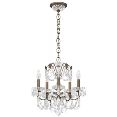 Century 5-Light Candle Style Classic, Traditional Chandelier Schonbek Fixture Finish: Textured Bronze 1704-73