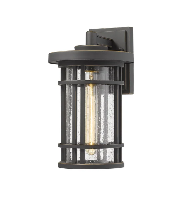 Z-Lite 570M-ORB Jordan 1 Light Outdoor Wall Sconce in Oil Rubbed Bronze