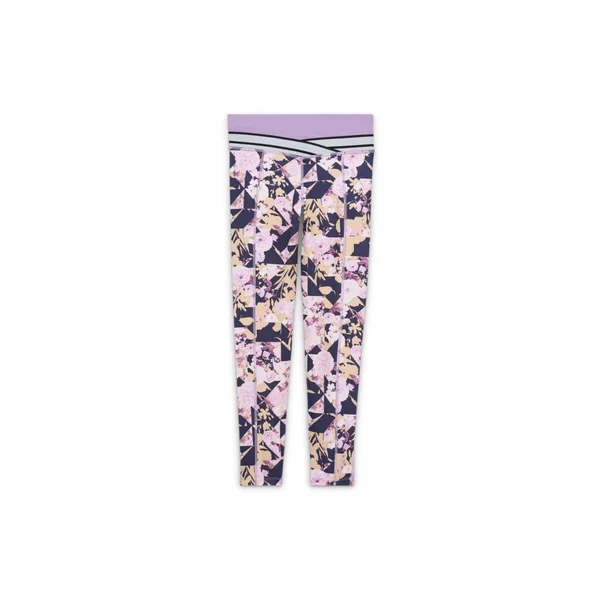 Nike One Big Girl's Training Tights - Violet Star