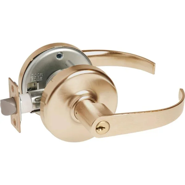 Corbin Russwin CL3851PZDKR Commercial Panic Proof Grade 2 Keyed Entry Single Cylinder Lever Set with PZD Trim Satin Bronze Lever