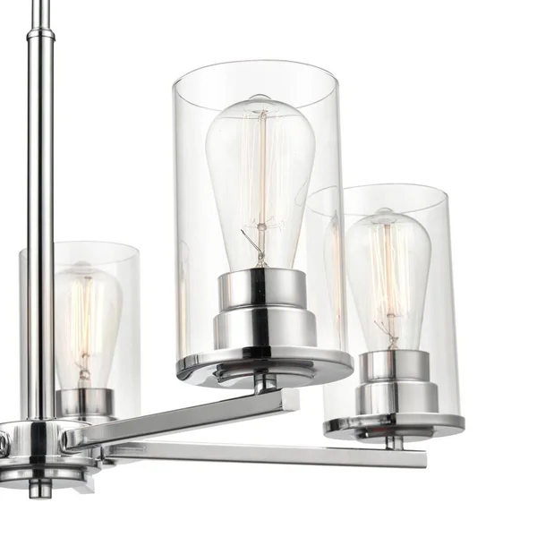 Millennium Lighting 2715-CH Verlana - 5 Light Chandelier Chrome