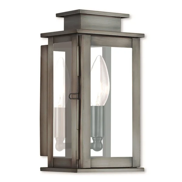 Livex Lighting Princeton Outdoor Wall Lantern Vintage Pewter 1 Light 20191-29