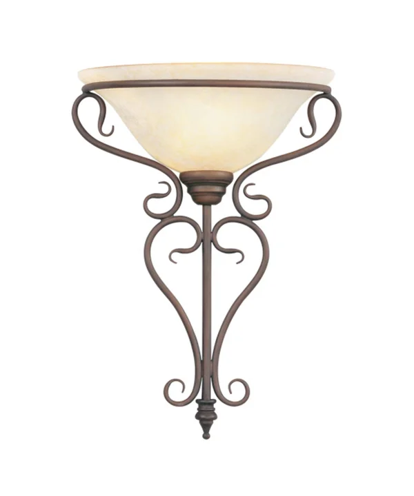 Livex Lighting 6182-58 Coronado 1 Light Wall Sconce - Imperial Bronze