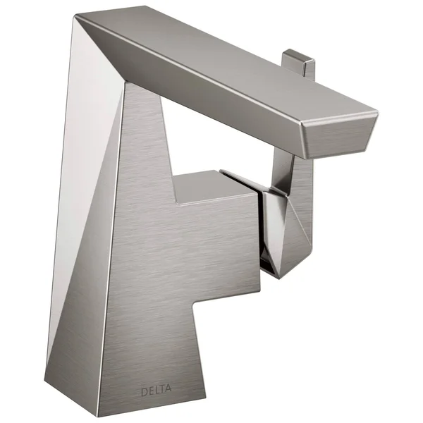 Delta Faucet 543-SSLPU-DST Trillian Handle Bathroom Faucet Single Hole, Stainless