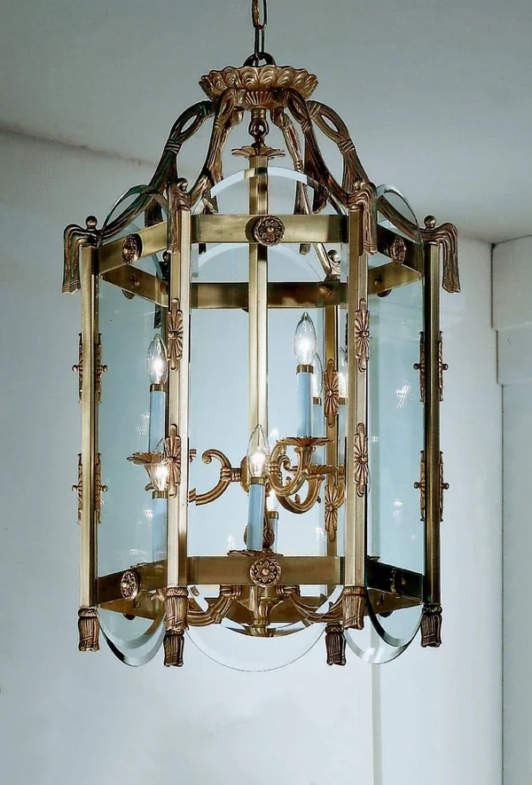 Classic Lighting 7950 VBZ Charleston Foyer Lantern, Victorian Bronze