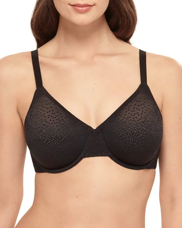 Wacoal Back Appeal Underwire Bra Black 34DDD
