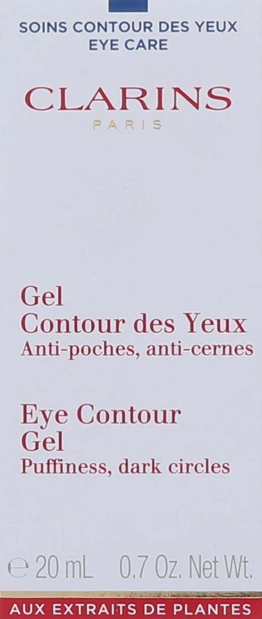 Clarins New Eye Contour Gel for Unisex - 0.7 Ounce