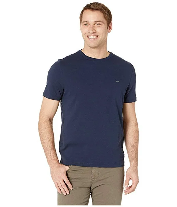 Michael Kors Liquid Crew Tee Men's Clothing Midnight : XL