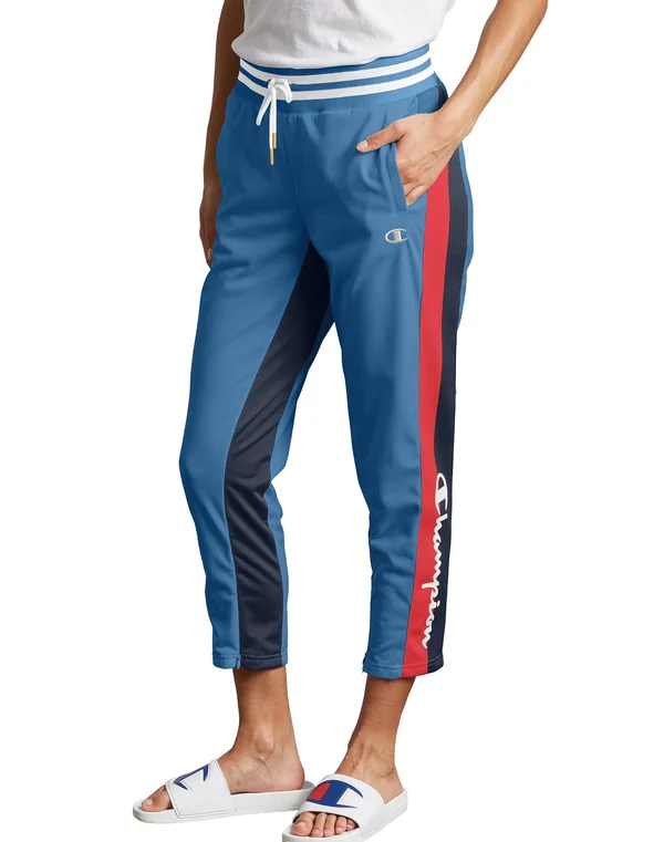 Champion Life Women's Tricot Slim Track Pants Blue Jay Xs