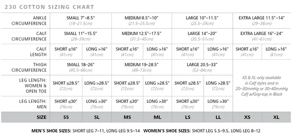 Sigvaris Cotton Women's Compression Socks with Grip Top; 20-30 mmHg, Large Long, Crispa
