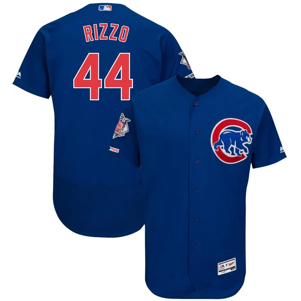 Majestic Anthony Rizzo Chicago Cubs Royal Flex Base Authentic Collection Player Jersey