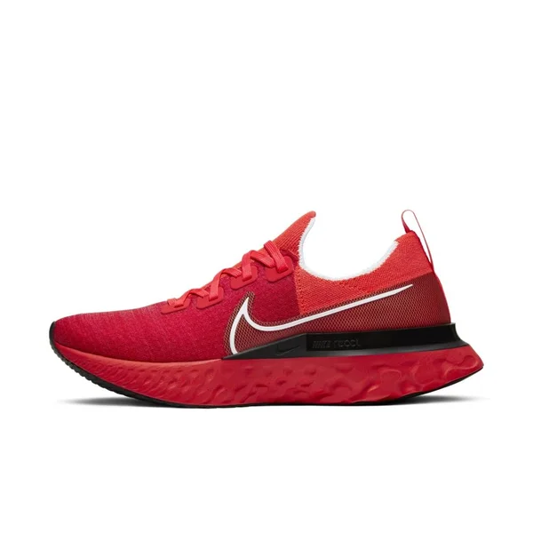 Nike Men's React Infinity Run Flyknit Shoes - Bright Crimson - 8.5