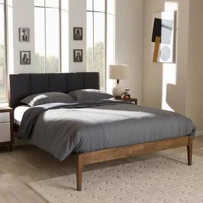 Askerby Platform Bed Mercury Row Size: Full/Double, Color: Black