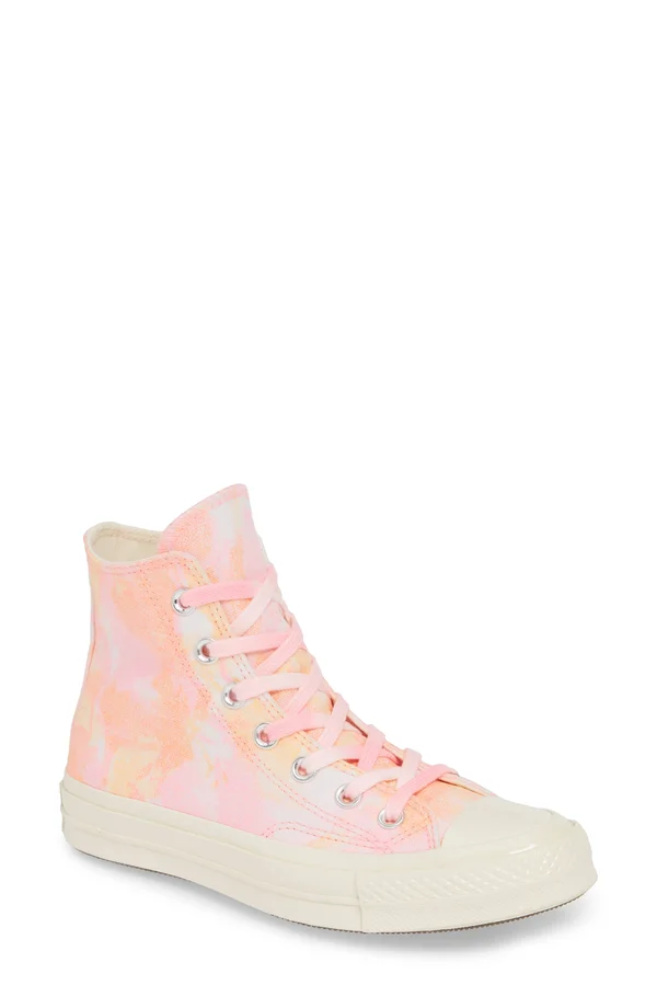 Womens Converse Chuck Taylor 70 Hi Shoes Pink/Melon Baller Size 11