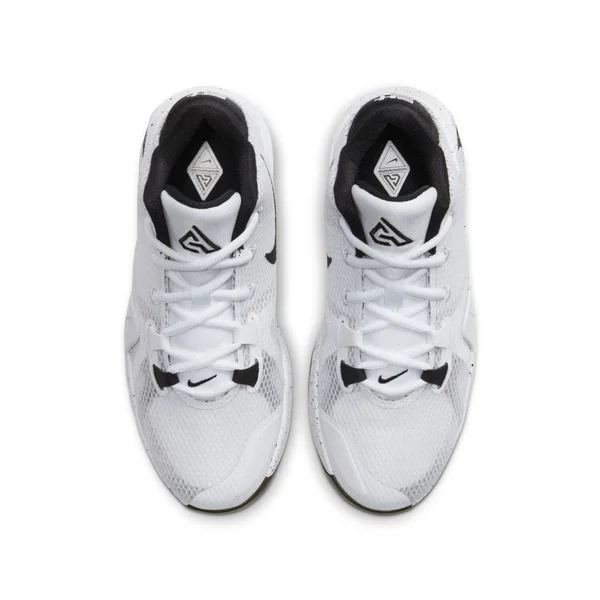 Nike Zoom Freak 1 White/Black Kids& Basketball Shoe Size 4.5