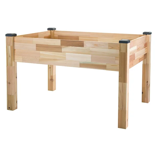 CedarCraft Outdoor Elevated Planter - Brown