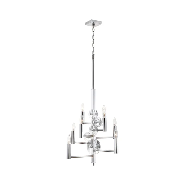 Engeared 8-Light Chrome Chandelier 612250