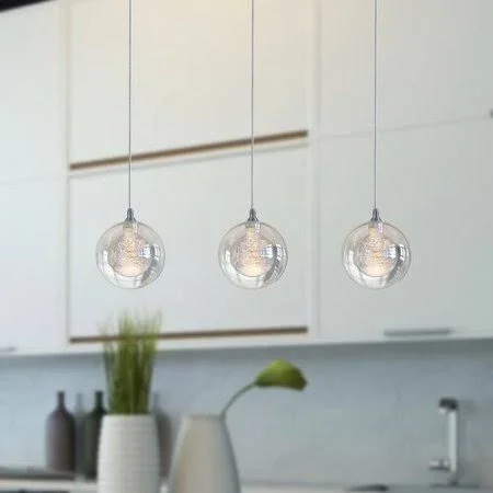 Orren Ellis Riverdale 3-Light LED Kitchen Island
