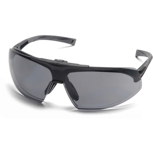 Pyramex Onix Plus - Clear Anti-Fog Bottom Lens/ Gray Flip Lens