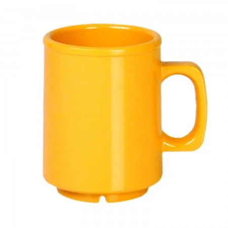 Thunder Group CR9010YW Yellow Melamine Mug 8 oz. - 1 doz