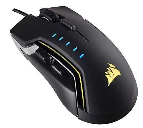 Corsair Glaive RGB Mouse - Black - Gaming Mouse MS 302 CH - 9302011 - A(Black)