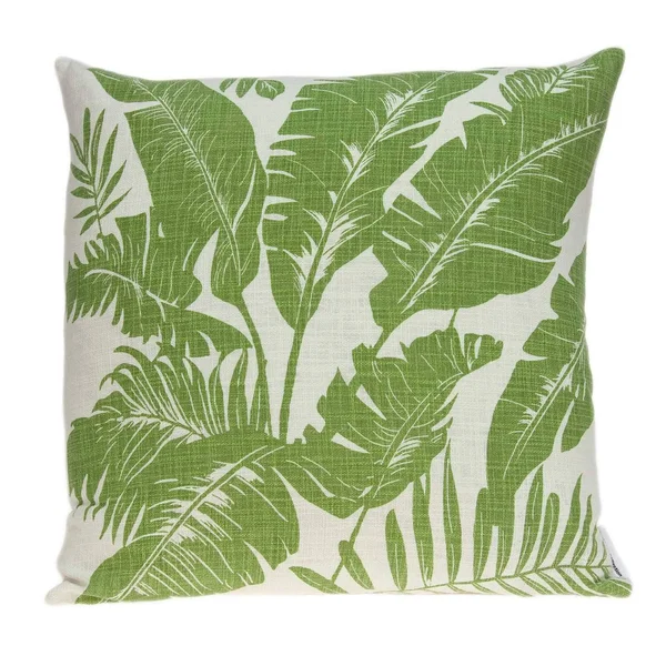 20x22 x 7x22 x 20x22 Tropical Green Pillow Cover with Poly Insert