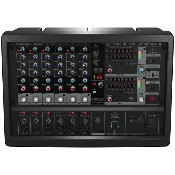 Behringer Europower PMP560M Powered Analog Mixer - 500W - Rack-mount