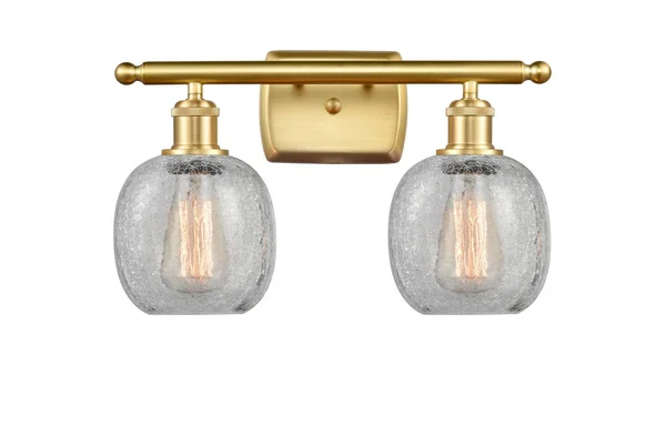 Innovations 516-2W-SG-G105-LED Satin Gold Belfast 2 Light Bath Vanity Light