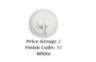 Brasstech 123LS/50 Large Basket STRAINER Set White
