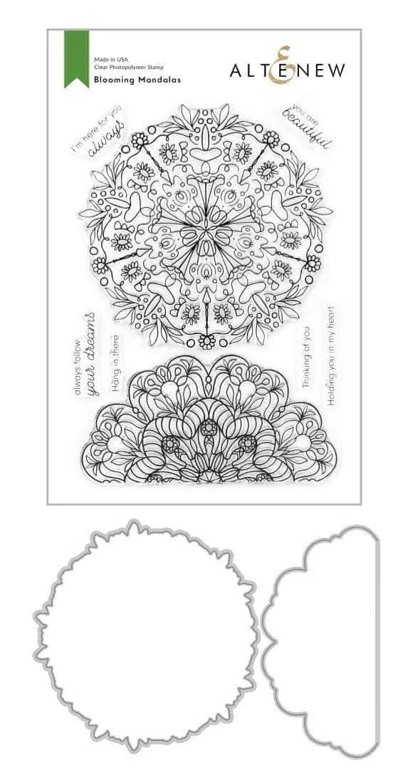 Blooming Mandalas Stamp & Die Bundle