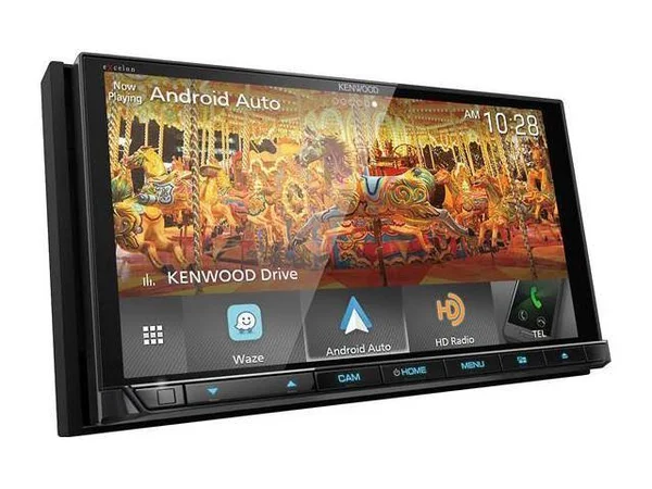 Kenwood Excelon DDX9905S 6.75 inch HD DVD Receiver with Apple CarPlay and Android Auto & Free Backup Camera