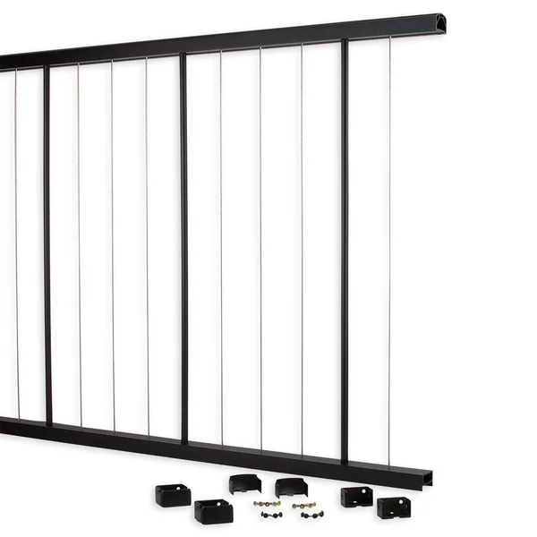 Westbury VertiCable Deck Rail Section with Mounts - 5& x 36x22 - Bronze Fine