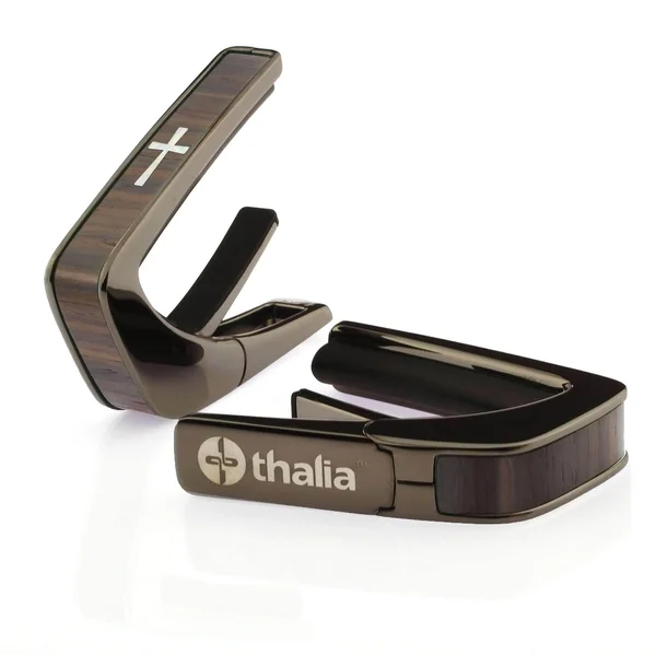 Indian Rosewood & Cross Mop & Black Chrome, Thalia Capo 200