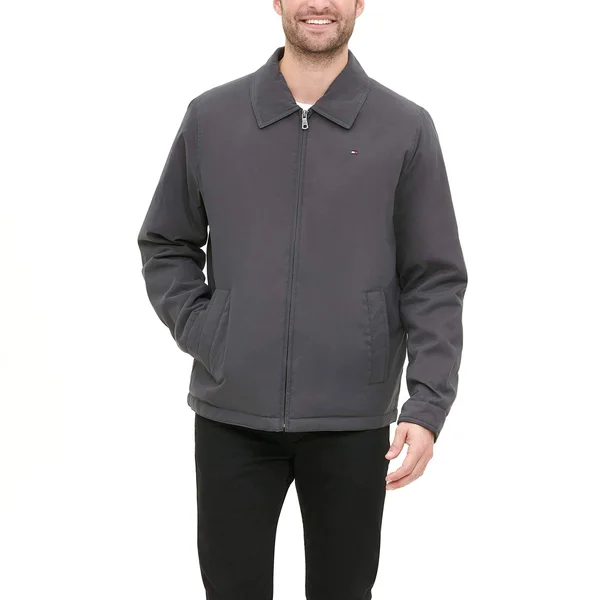 Tommy Hilfiger Men's Lightweight Microtwill Golf Jacket (Standard and Big & Tall)