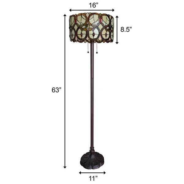 Amora Lighting 63-in Multi Floor Lamp, AM342FL16