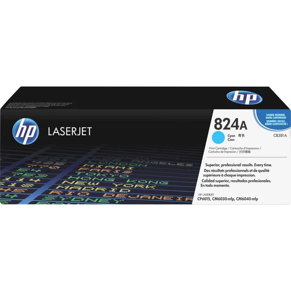 HP 824A (CB381A) Cyan Toner Cartridge