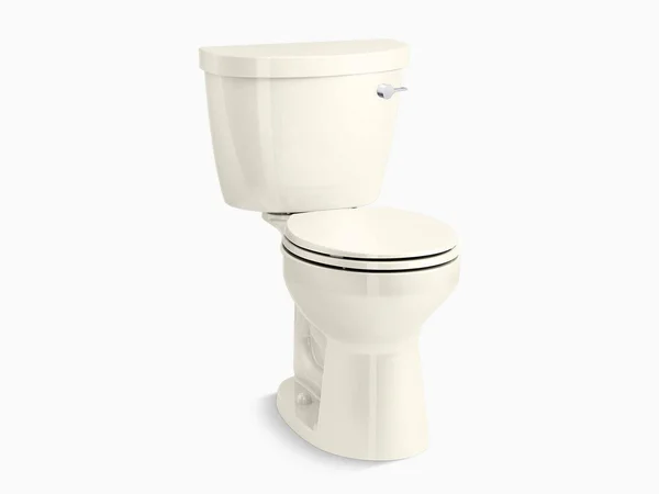 Kohler Biscuit Two-Piece Round-Front 1.28 GPF Chair Height Toilet