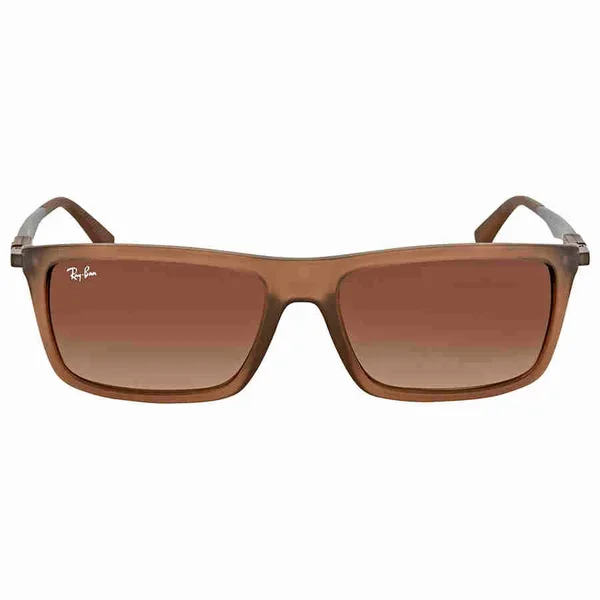 Ray-Ban RB4214 629813 Brown Rectangular Sunglasses