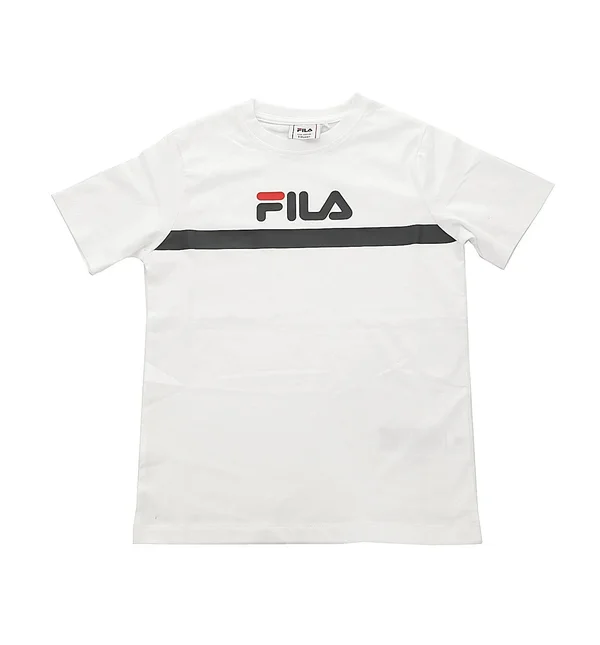 Fila - Short Sleeve T-Shirt, White, Girl, 9-10 yrs
