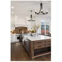 Z-Lite 5 Light Chandelier - Matte Black 492-5MB