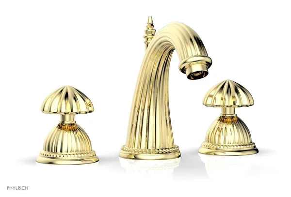 Phylrich Georgian & Barcelona Widespread Faucet K361 - Polished Brass