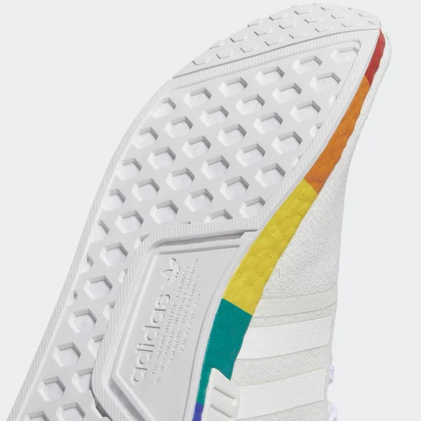 Adidas Originals Mens NMD R1 Pride - Shoes White/White/White Size 11.0