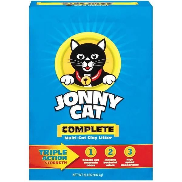 Jonny Cat Cat Litter, Multi-Cat Clay, Complete - 20 lb